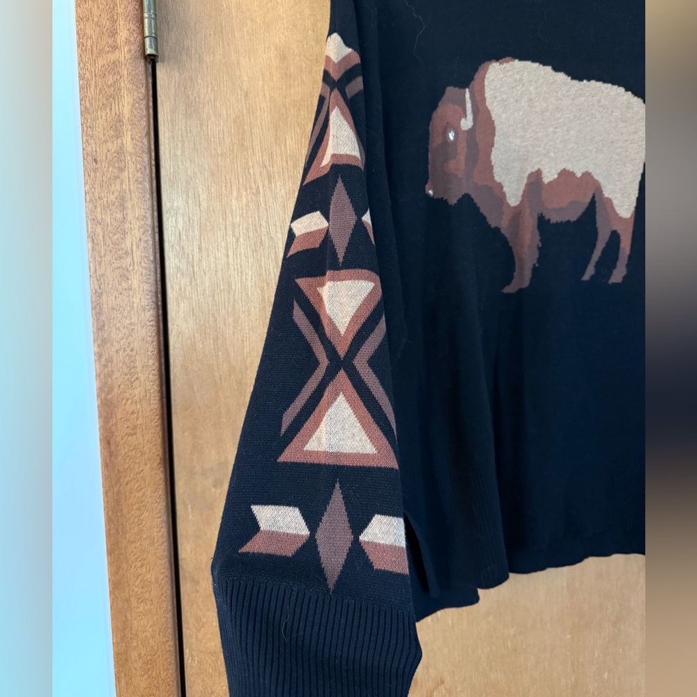 Black Buffalo Sweater - Picture 2 of 4